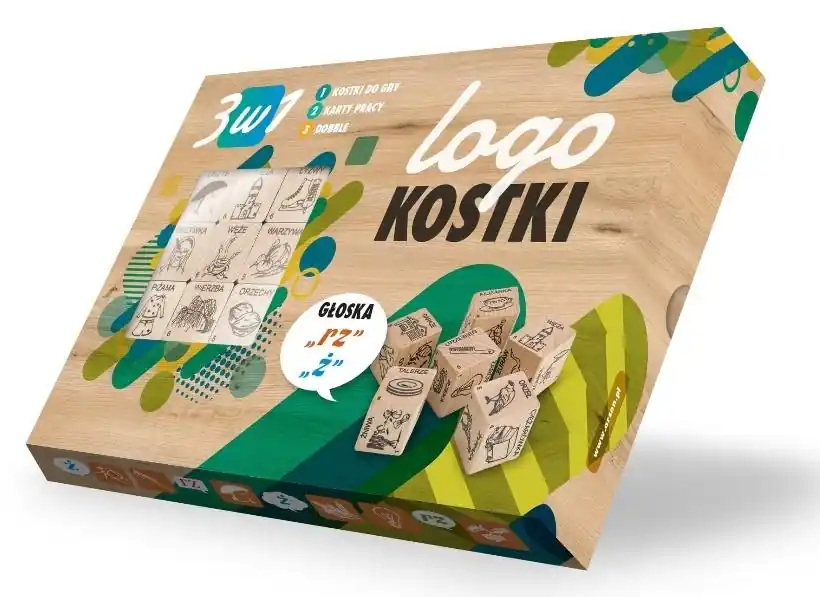 Logokostki - Głoska \\"\\"Ż\\"\\" 3w1 Hit sprzedaży