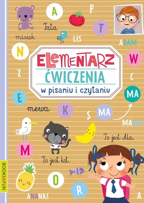 Kolorowy elementarz w pisaniu i czytaniu Łatwy zwrot