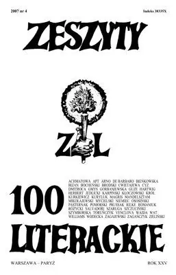 Zeszyty literackie 100 4/2007 Hit cenowy