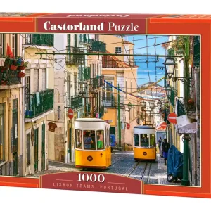 Popularny Puzzle 1000 el.:Lisbon Trams, Portugal/ C-104260