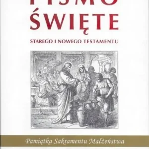 Oferta czasowa Biblia Tysiąclecia rodzinna biała (ślub)