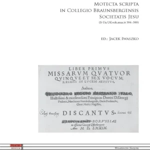 Ostatnia szansa Motecta scripta in Collegio Baunsbergensis...