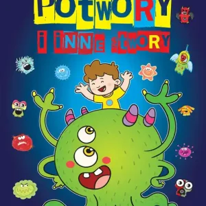 POTWORY I INNE STWORY Kolorowanka z naklejkami A4 Wyjątkowa oferta