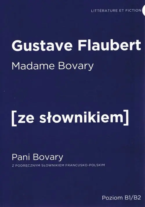 Tani Pani Bovary wersja francuska z podręcznym słownikiem francusko-polskim