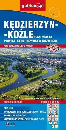 Hit sprzedaży Plan miasta - Kędzierzyn-Koźle (powiat) 1:20 000