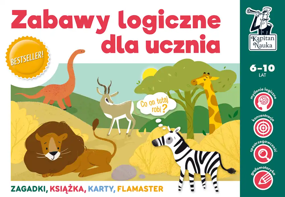 Kapitan Nauka. Zabawy logiczne dla ucznia Ograniczona ilość