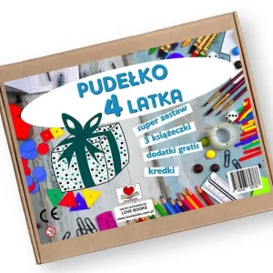 Pudełko 4 latka. Zestaw edukacyjny Zniżka