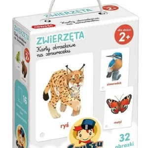 CzuCzu Karty obrazkowe na sznurku Zwierzęta Obniżka ceny
