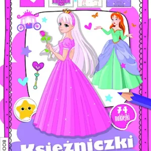 Księżniczki. Kolorujemy i naklejamy Bezpieczne zakupy