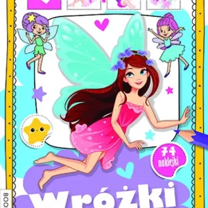 Wróżki. Kolorujemy i naklejamy Najlepsza cena