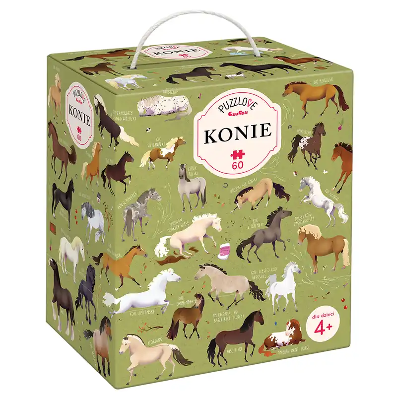 Puzzle 60 Puzzlove CzuCzu Konie Ostatnie sztuki