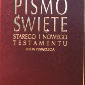 Biblia Tysiąclecia - opr. skórzana złote tłoczenia Bestseller