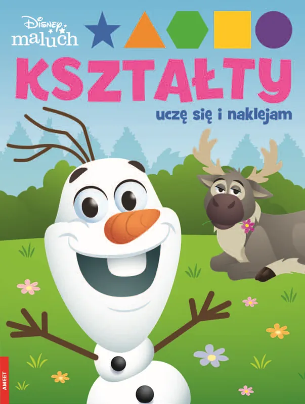 Okazja Disney Maluch Kształty Uczę się i naklejam FIG-9203