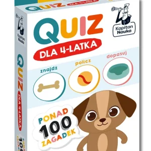 Zamów teraz Quiz dla 4-latka. Kapitan Nauka