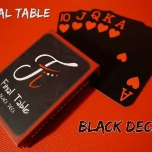 Final Table  - czarna talia kart Kup teraz