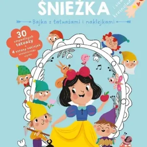 Bajka z tatuażami i naklejkami. Królewna śnieżka Kup online