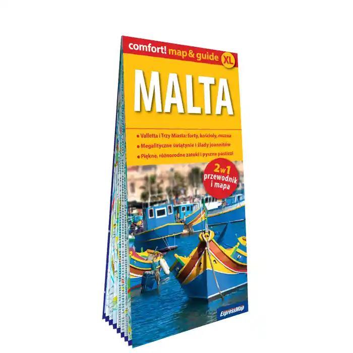 Malta laminowany map&guide 2w1 przewodnik i mapa Taniej