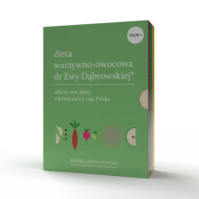 PAKIET Dieta warzywno-owocowa dr Ewy Dąbrowskiej (wyd 2.) Popularny