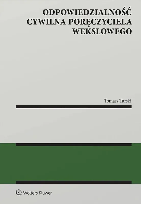Cena promocyjna Odpowiedzialność cywilna poręczyciela wekslowego