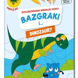 Kolorowanie według kodu. Bazgraki i dinozaury. Kapitan Nauka Okazja