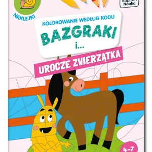 Kolorowanie według kodu. Bazgraki i urocze zwierzątka. Kapitan Nauka Darmowa dostawa