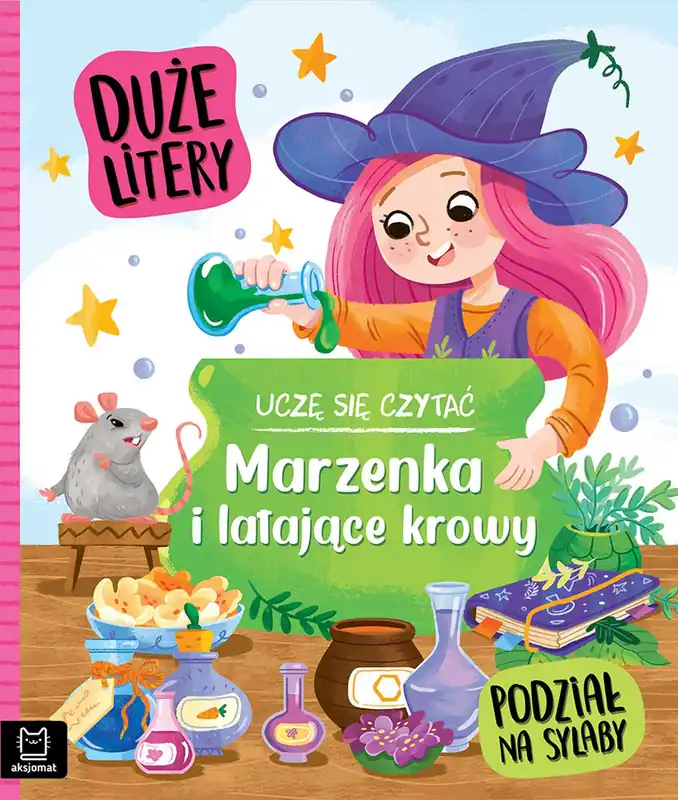 Bezpieczna płatność Uczę się czytać. Duże litery. Podział na sylaby. Marzenka i latające krowy