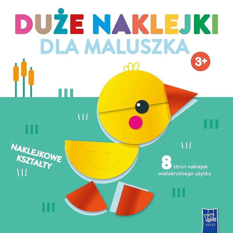 Duże naklejki dla maluszka 3+ Kaczuszka Super okazja