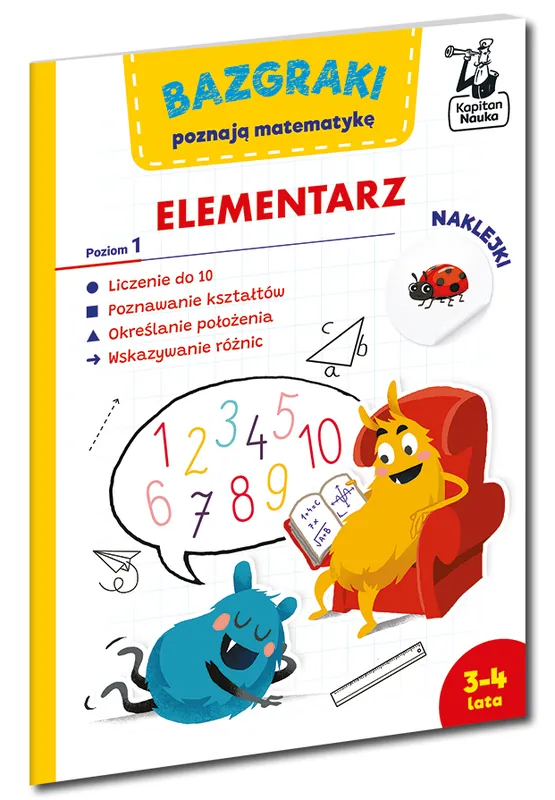 Oferta Bazgraki poznają matematykę. Elementarz. Poziom 1. Kapitan Nauka
